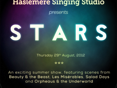 Third concept for Stars concert