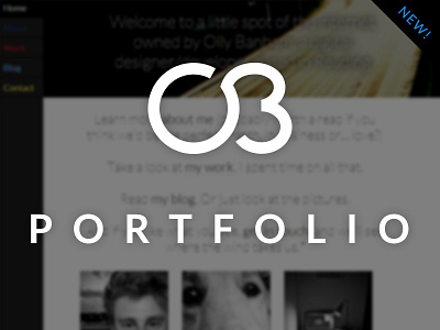 My new portfolio interface portfolio ui ux web design website