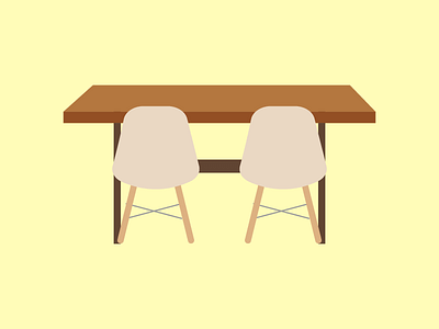 Table and chairs