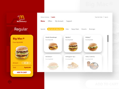 Redesign Website Mc Delivery app app design branding design ui ui design uidesign ux ux design uxdesign web website