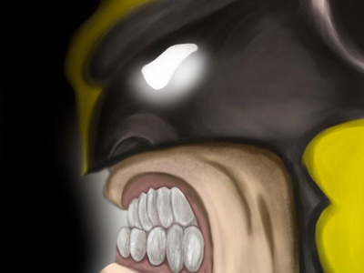 Wolverine S Face   Digital Painting