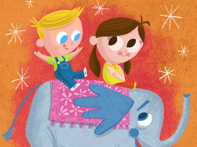 Elephant Ride by Brad Renner on Dribbble