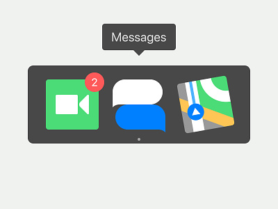 MacOS Icons apple blue bubble cupertino facetime icon macos map messages notification park product design ui