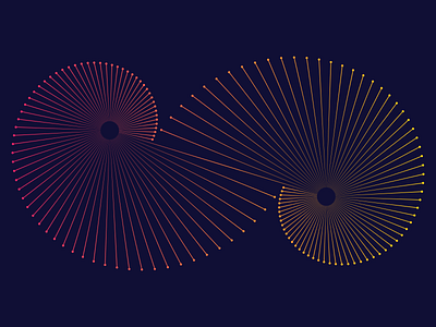 Lines and Dots adobe illustrator dots exploration futuristic illustration infographic line lines spiral