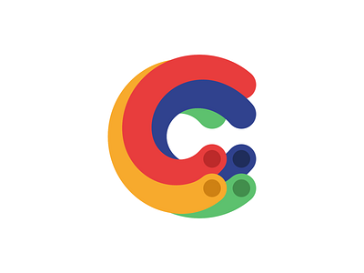 C for Cable animation blend branding c cable colorful effect google icon identity logo typography vector