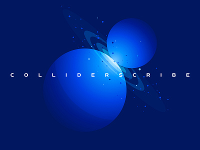 Colliderscribe design galaxy illustration planet space vector