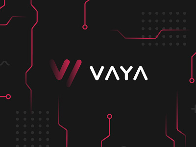 Vaya Software logo brand branding logo logotype minimal typography web