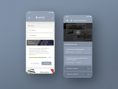 GEA Learning UX app ui ux web