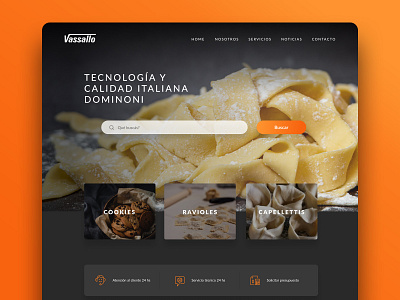 Bakery Machines Landing page