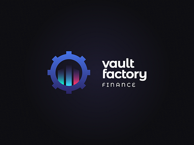 Vault Factory Branding branding crypto defi illustration logo typography vector