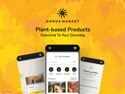 Horus Market Web App Design