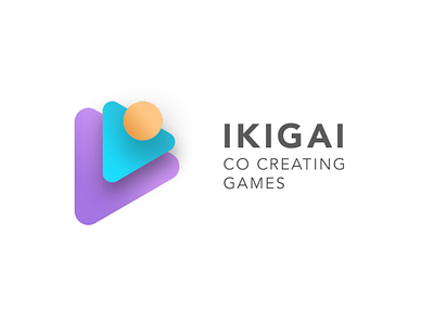 Ikigai Logo proposal brand branding gamedesign games logo logotype software type