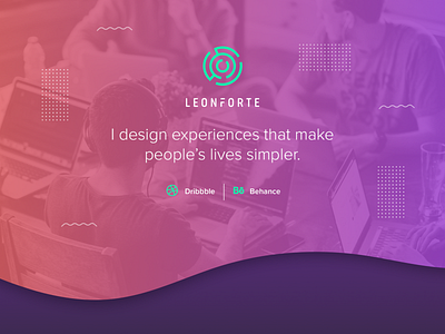 Leonforte Landing Page app design icon typography ui ux web