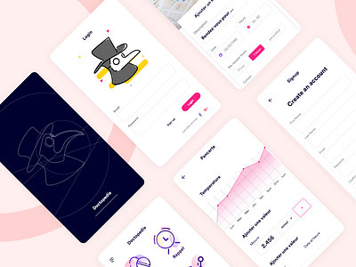 doctopedia app design mobile app design mobile ui mobille ux ui