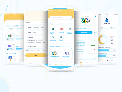 Online Learning Mobile App Design