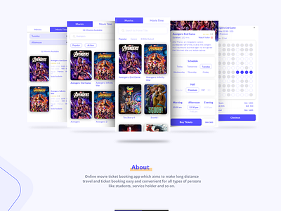 Online Movie Ticket Booking App Design