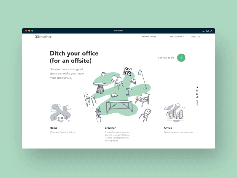 Offsites Landing Page