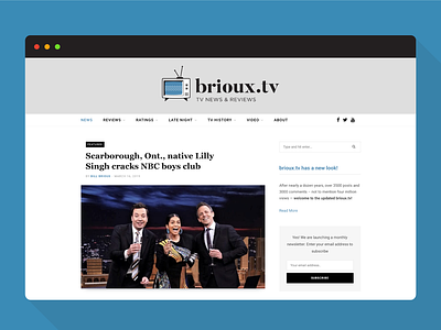 Update to brioux.tv 404 404 page briouxtv web web design website design wordpress