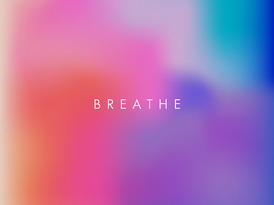 Breathe breathe color gradient type