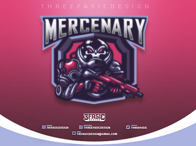 Mercenary branding character color custom logo design drawing esport esportlogo esports illustration ilustrator logo mascot design mercenary sportlogo vector