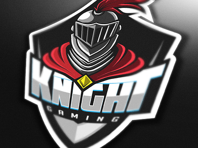 (FOR SALE) Knight Gaming mascot logo branding custom logo design drawing esport esportlogo esports illustration knight logo mascot design premade logo sport sportlogo