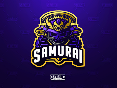 Samurai II branding custom logo design drawing esport esportlogo illustration logo mascot mascot design mascotlogo samurai