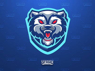 (FOR SALE) Wolf animal custom logo design drawing esportlogo esports illustration logo mascot design mascotlogo vector wolf wolf logo