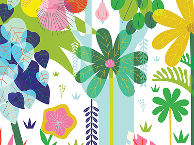 Jungle belize design emilysearle green illustration leaves plant illustration plants procreate vector