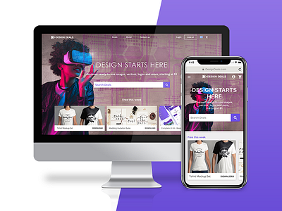 Design Deals App + Web app branding design ui ux web website