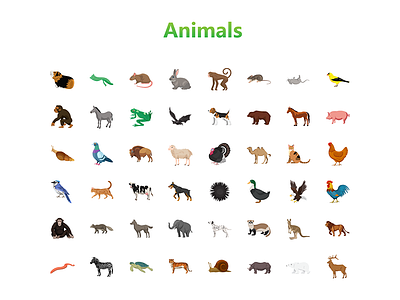 Animals draw icon