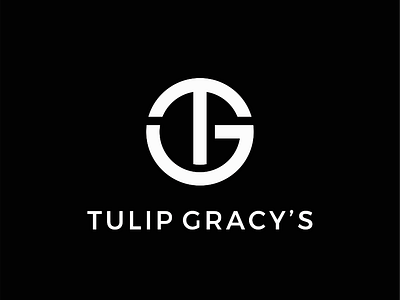 Logo for Tulip Gracy's design identity logo minimal vector