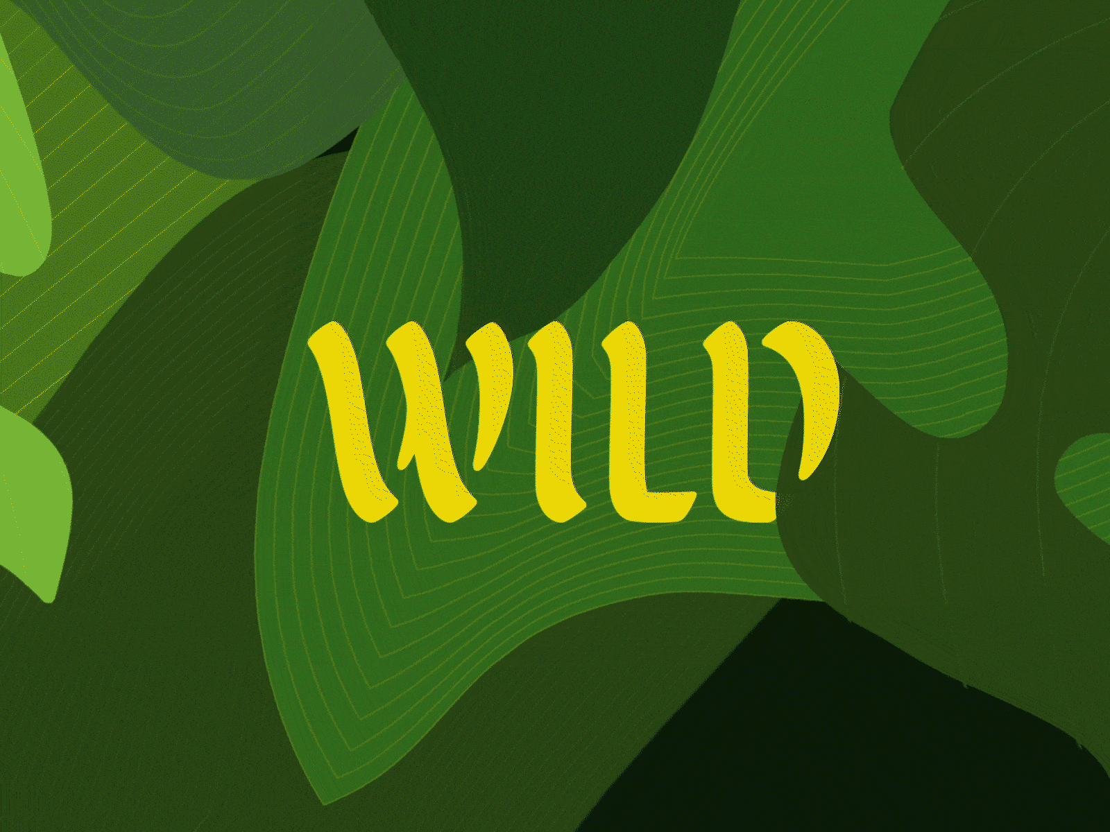 Wild Animated Poster after effects animated gif animation design illustration typography vector
