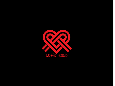 Love Bond app branding design driibble icon illustration minimal type typography ui ux vector web website