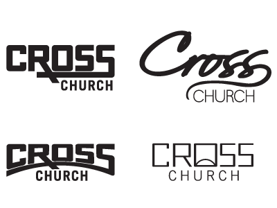 Cross Church Logos-Air balls church cross logo