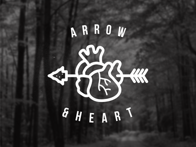 Arrow & Heart arrow clothing heart logo