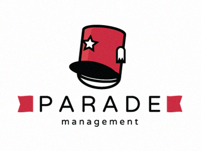 Parade Management branding logo music parade