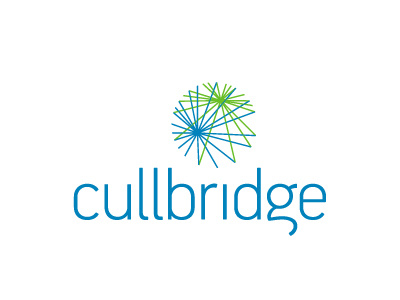 Cullbridge blue globe green logo