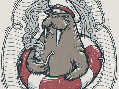 Walrus illustration oleggert walrus