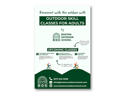 Poster Design for a Outdoor School branding design flyer flyer design poster poster design