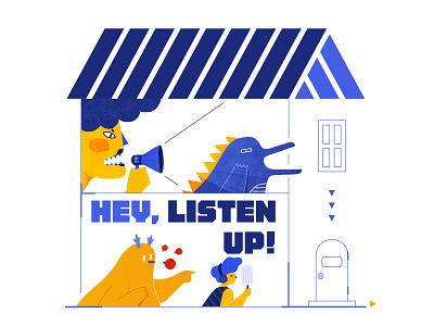 HEY, LISTEN UP! illustration 插畫觀測室