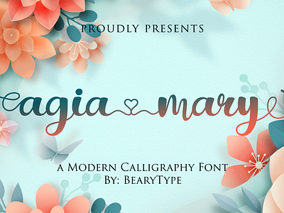 agia mary best casual design elegant font handwriting handwritten invitation script typography wedding wedding card