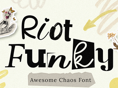 Riot Funky | Mixed Font | Chaos Font