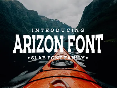 Arizon Font adventure army best blog bold exclusive font logo new poster profesional seller serif slab slabserif