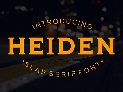 Heiden Slab Serif Font adventure army banner best blog bold classic design elegant exclusive font instagram logo new serif slab slab serif slabserif strong ui