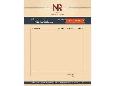 Invoice Layout