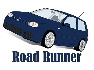 Road Runner design illustration