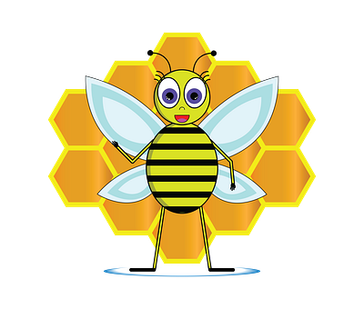 Bumblebee design illustration logo