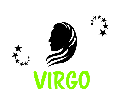 Virgo design illustration