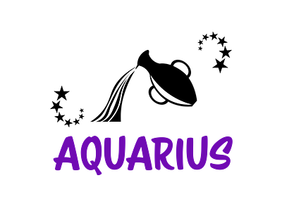 Aquarius design illustration