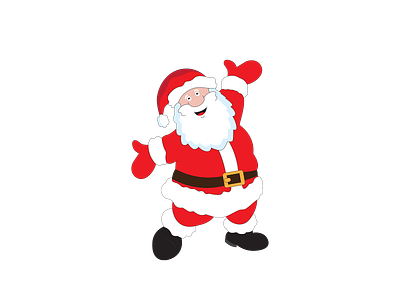 santa claus app branding design icon illustration logo typography ui ux vector web